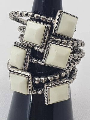 Anel Conjunto 4 Peças Pandora Dourado/prateado ,18,19, T17