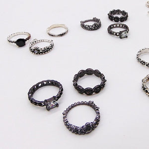 Anel Conjunto 4 Peças Pandora Dourado/prateado ,18,19, T17