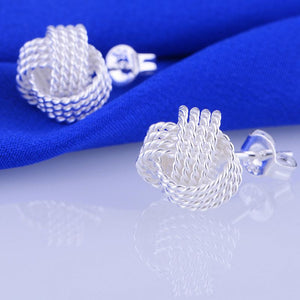 Conjunto 2 Peças Folheado Prata 925 Pingente Redondo