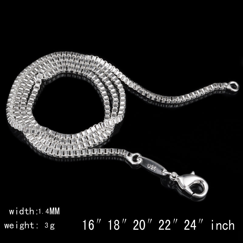 Corrente Folheada em Prata 925 Hezi Tam 20" - 50,8 cm