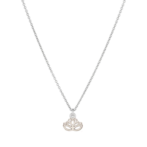 Colar / Gargantilha Prateado ou Dourado New Beginnings com Cartão